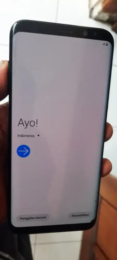 Jual samsung S8 kondisi normal plus doz