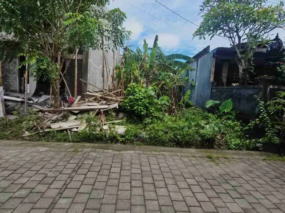 JUAL MURAH Tanah Luas 1.5are/150m² Jl Siulan Penatih Zona Kuning area Hunian Strategis Denpasar Utara