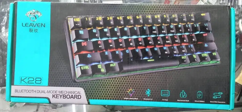 JUAL KEYBOARD KOMPUTER BARU MEREK LEAVEN K28