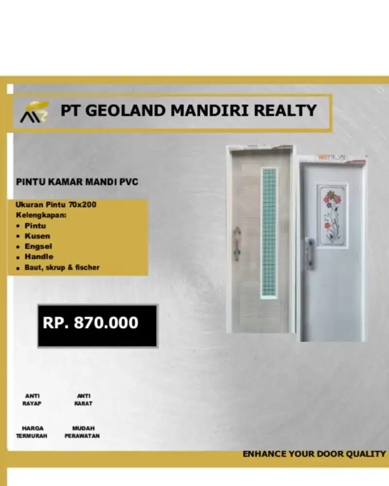 pintu kamar mandi