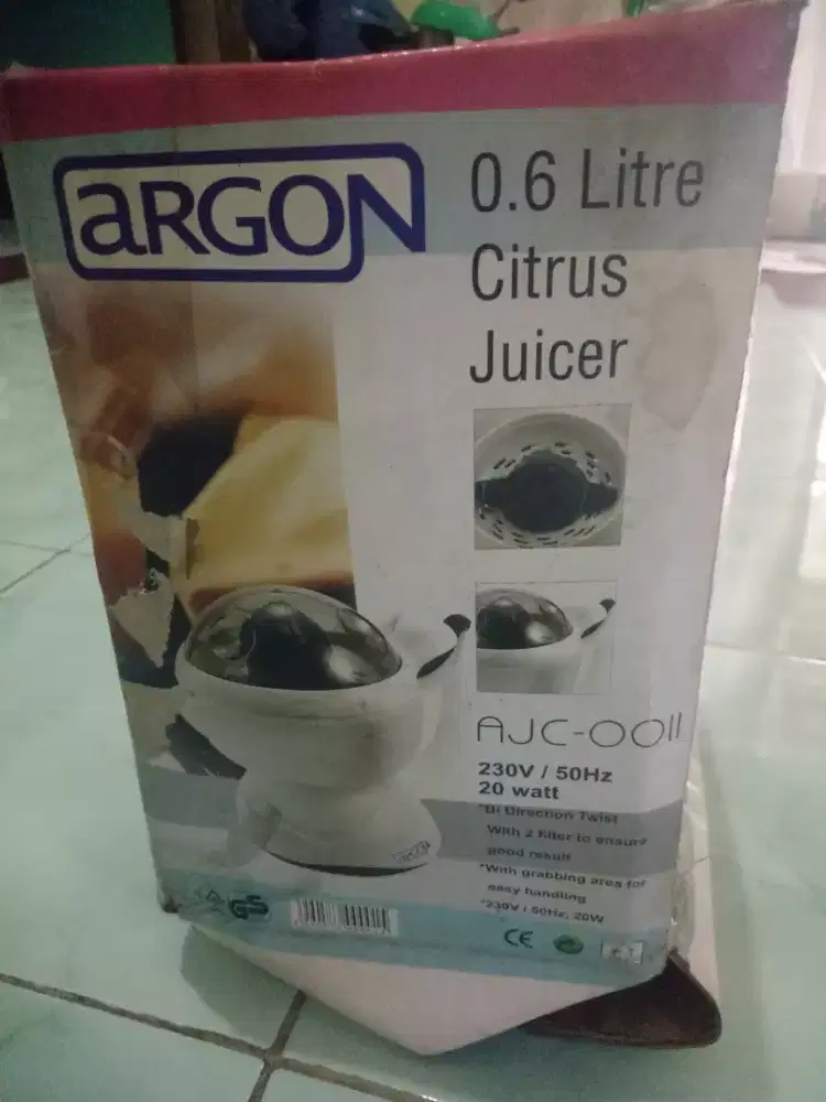 JUICER 0,6 LITER ARGON Rp. 10 Ribu