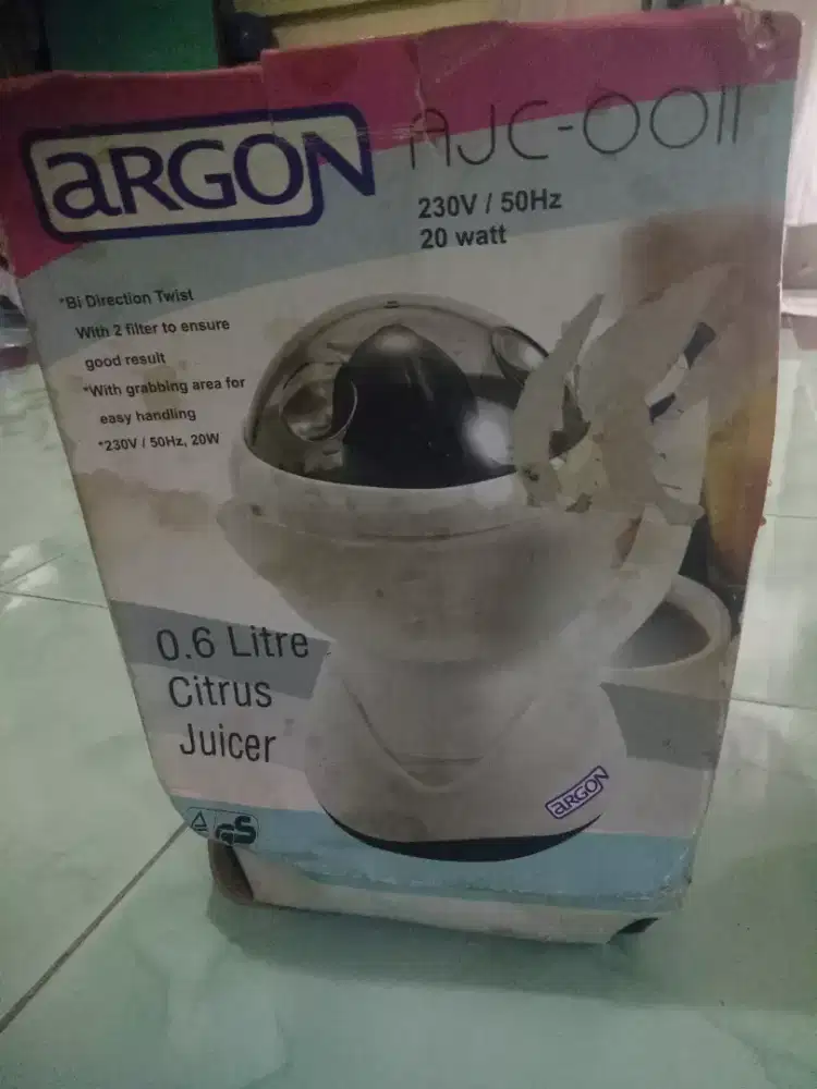 JUICER 0,6 LITER ARGON Rp. 10 Ribu