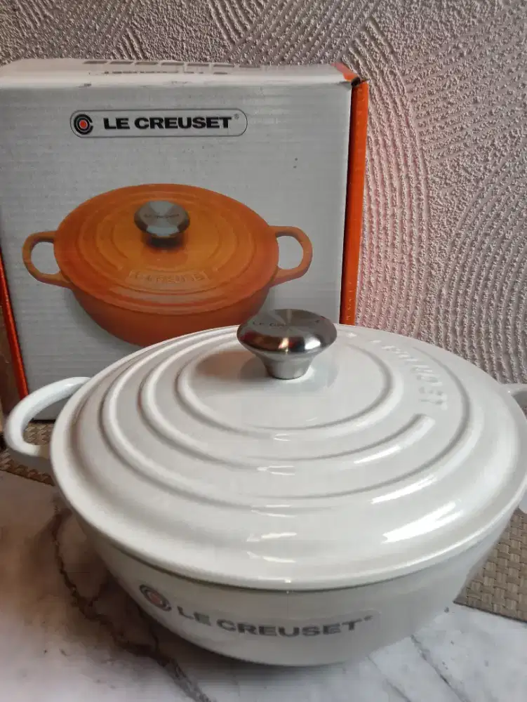 Cast Iron Le Crauset Signature Marmite 26cm 4.1L Ori Made in Francis