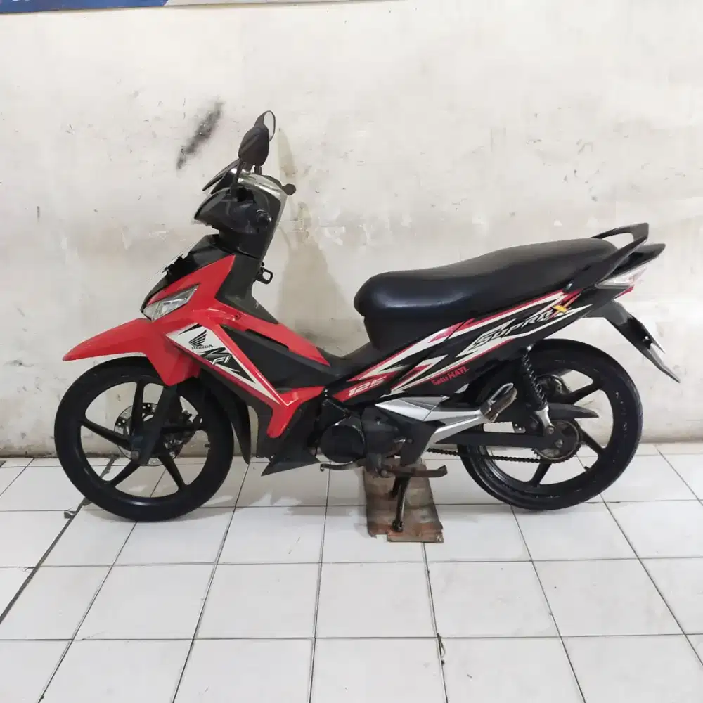 Honda Supra X double dist 2014 Mesin Aluss Lengkap Bagus