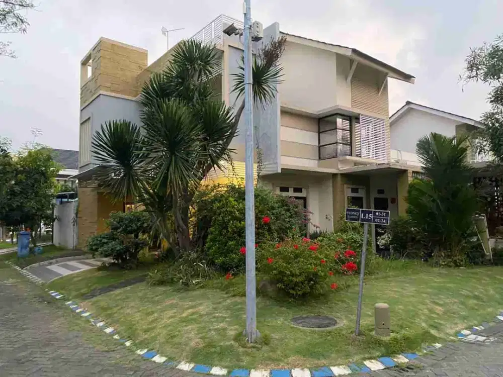 rumah 2 lantai puri Surya jaya cluster Sidney Gedangan Sidoarjo