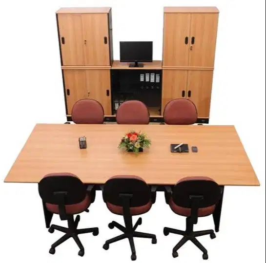 Meja Rapat UNO Meja Meeting UK. 180x90, 240x120 bahan Melamine