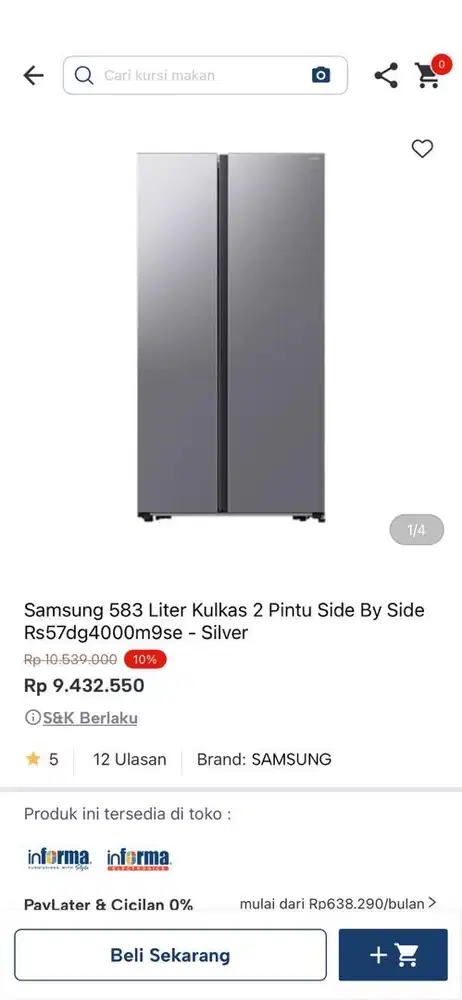 kulkas samsung RT57