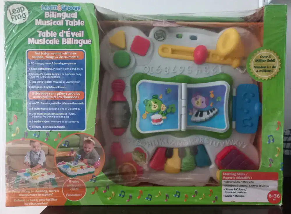 Leapfrog musical bilingual table