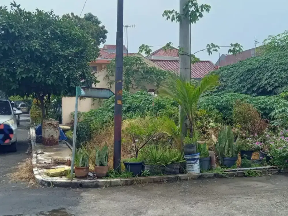 Tanah Hook Lokasi Bagus di Dalam Cluster Harapan Indah