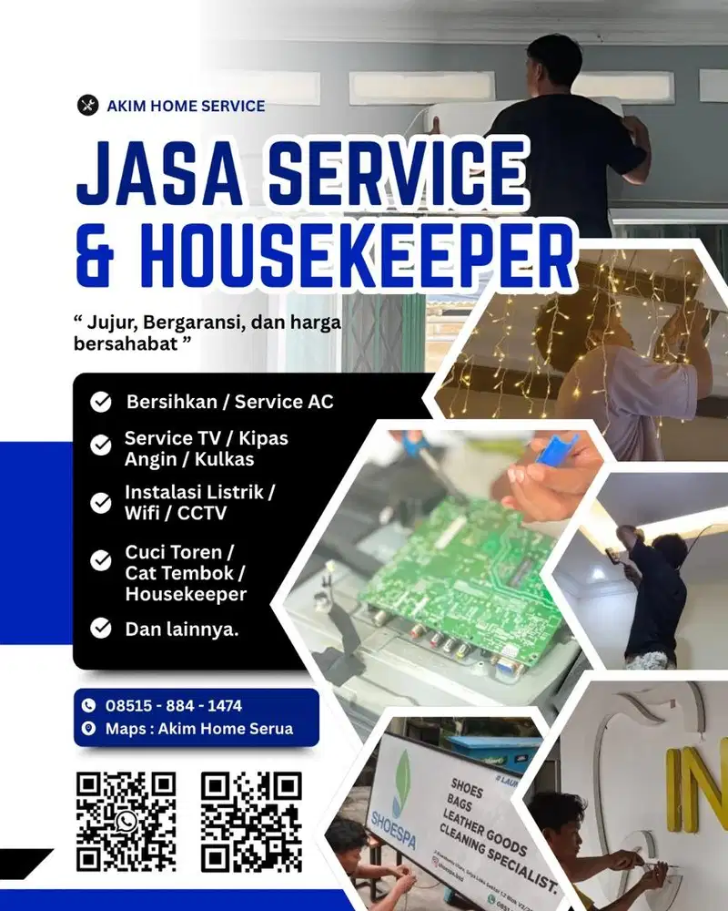 Jasa service & housekeeper serua ciputat
