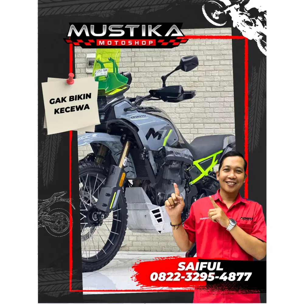 Perfect Condition!!CFMoto 450cc Mt-2025 Warna Favorit Mulus-Mustika