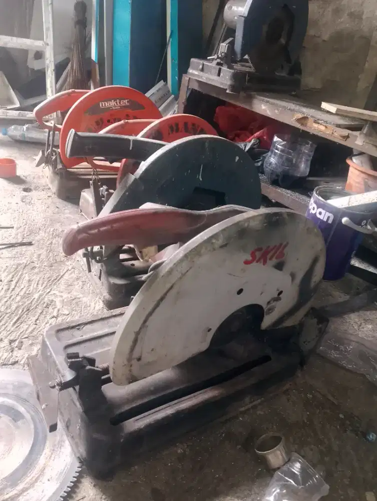 Mesin potong besi+alumunium