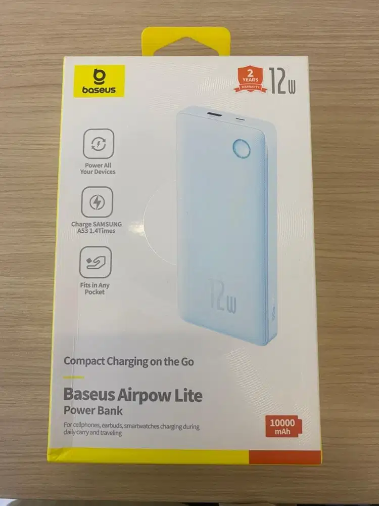 powerbank baseus airpow lite 10000mAh