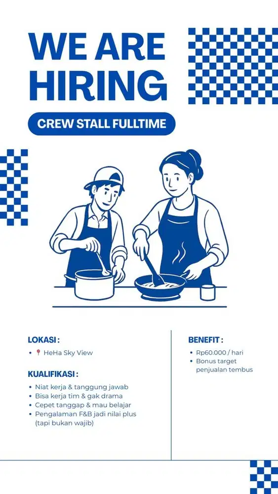 Crew Stall Makanan