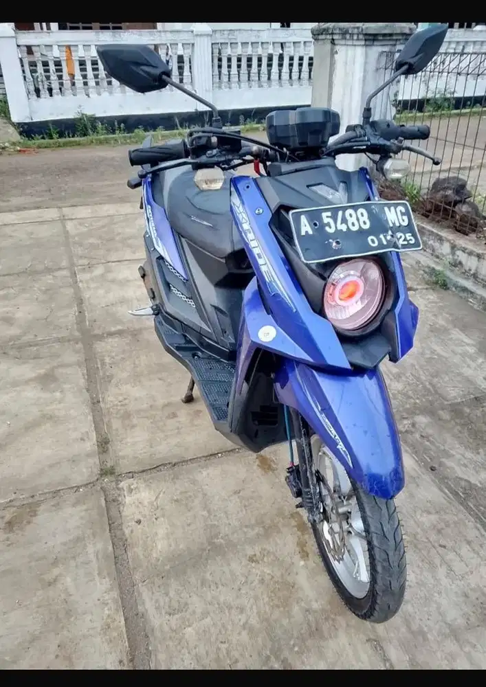 X ride 2014 biru metalik