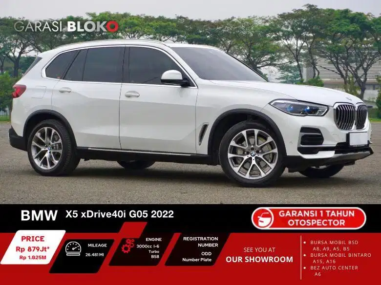 (Warranty ON) BMW X5 G05 xDrive40i xLine B58 2022