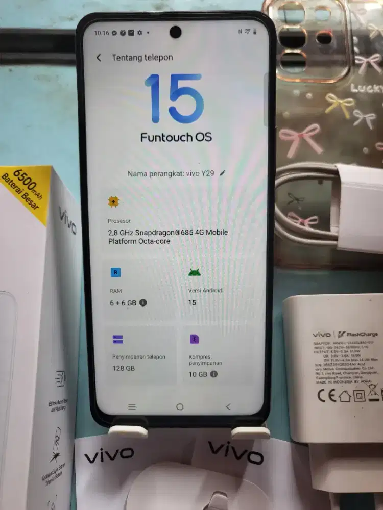 Vivo Y29 ram6/128 nfc  fulset mulus no minus garansi aktif