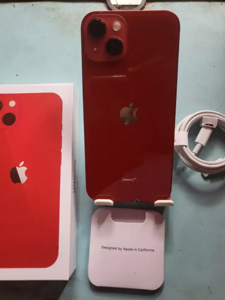 Iphone 13 128gb red inter fullset mulus all operator no minus