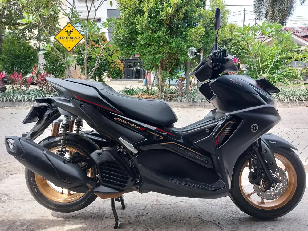 (DP 200 Rb)‼️ Aerox ABS Keyless Connected Hitam 2023 Cash & Kredit