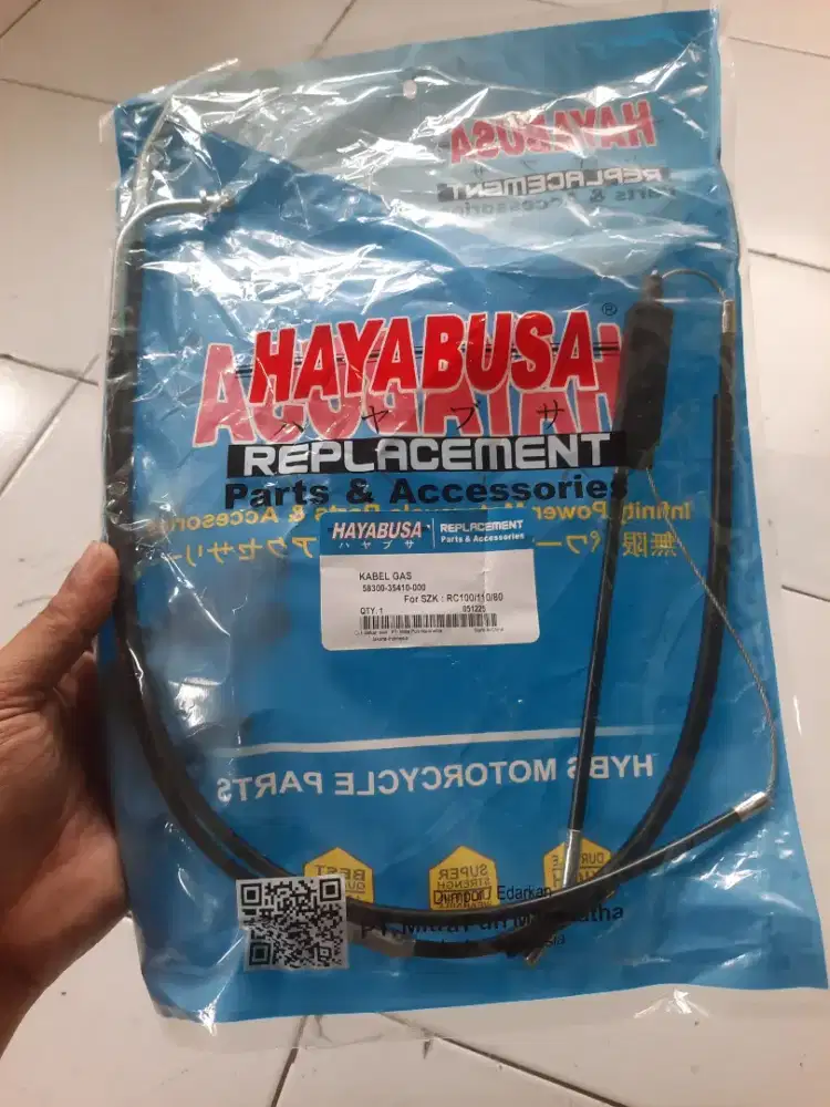 Kabel Gas Suzuki RC100/Bravo