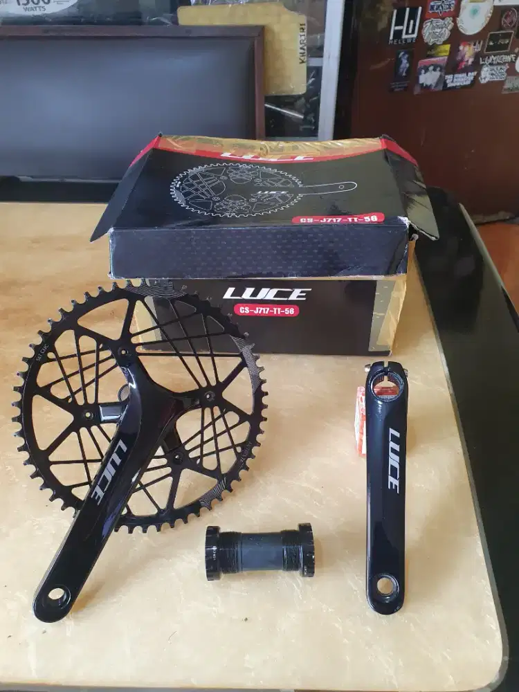 Crankset LUCE HT2  not litepro shimano sepeda lipat