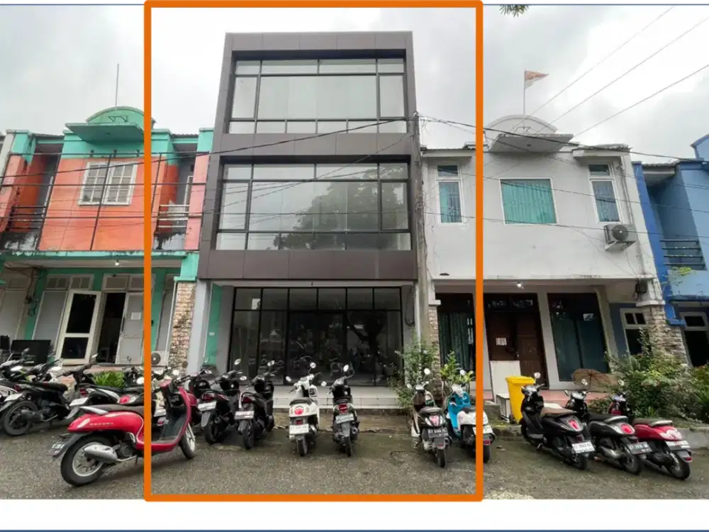 DIJUAL / DISEWAKAN RUKO 3 LANTAI PINGGIR JALAN MT. HARYNO WIKA DEPAN RS. HERMINA – HM