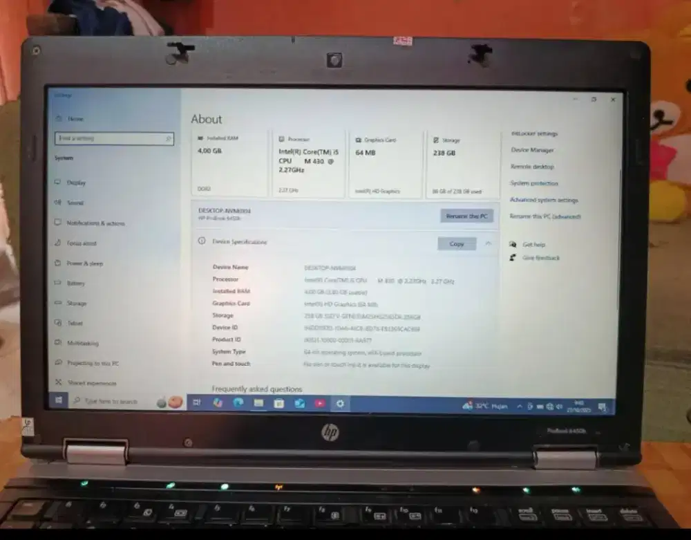 Laptop merk hp probook