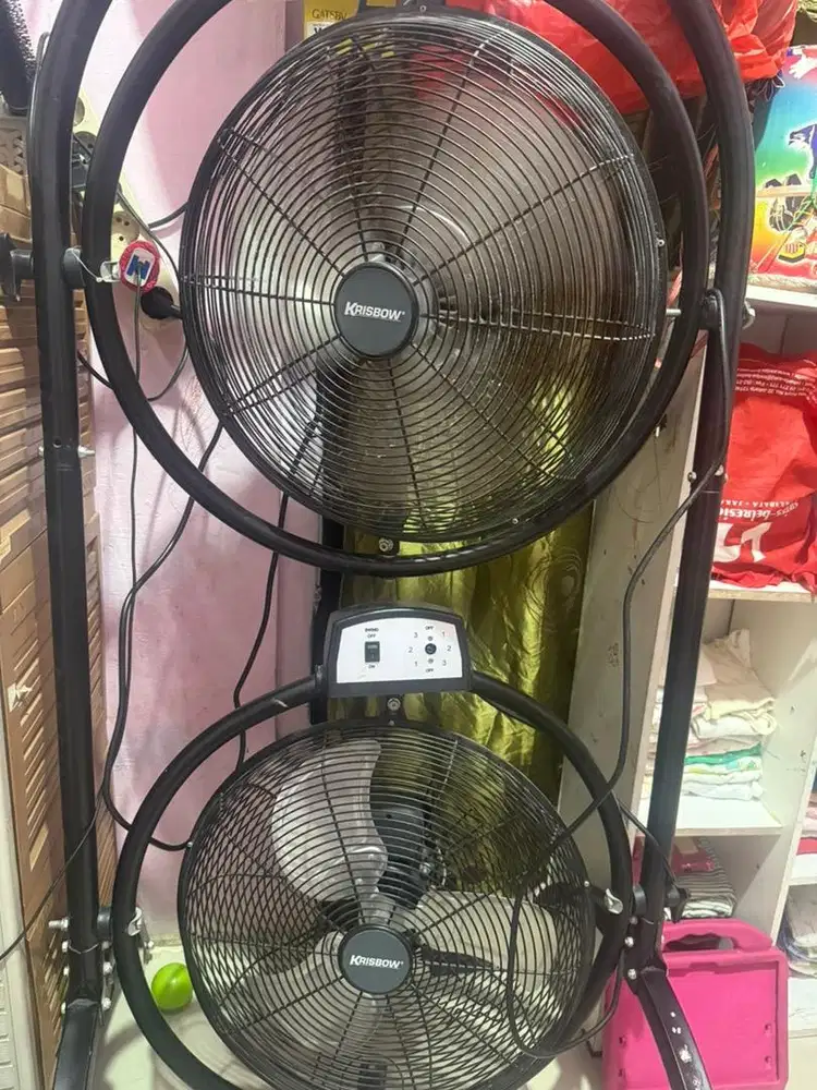 Kipas angin krisbow double gun 16 inc