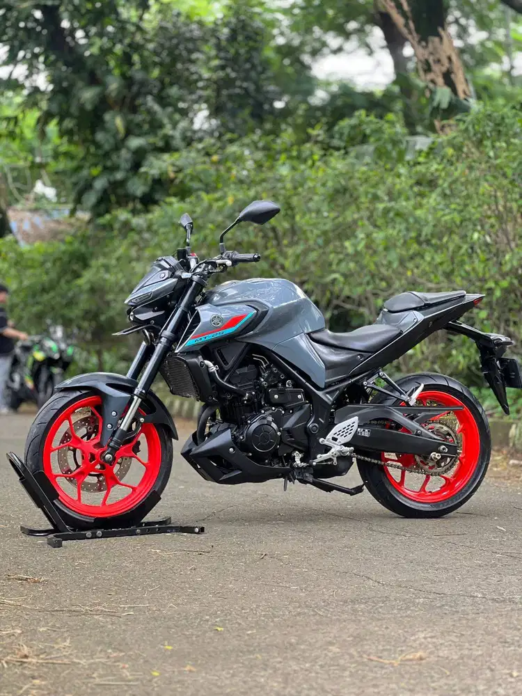 YAMAHA NEW MT25 2021 GREY KM RENDAH TAX PANJANG SIAP TOURING