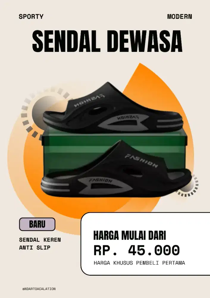 Asesoris sendal pria