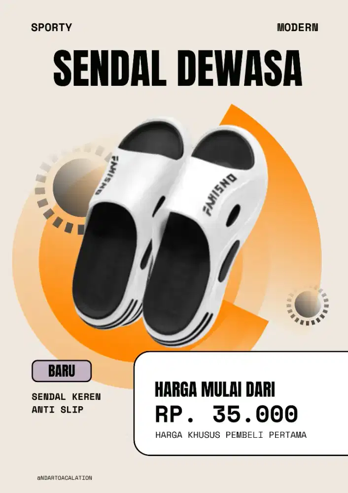 Asesoris sendal pria