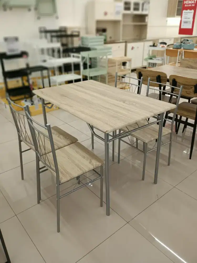 Obral murah meja makan set buat lebaran