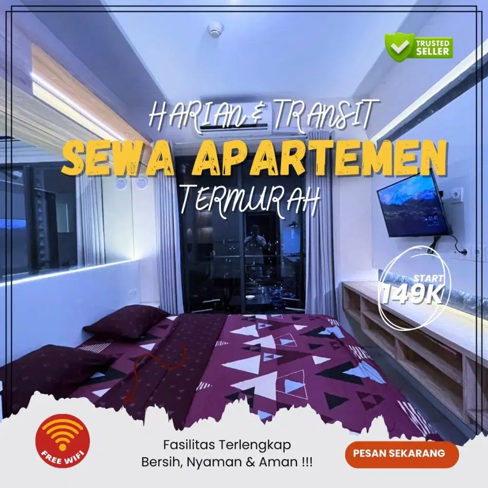 Sewa Apartemen Sentra Timur Harian/Transit Termurah Jakarta Timur