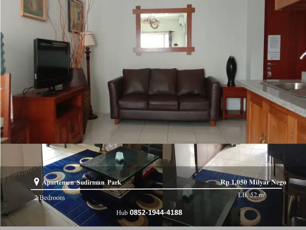 Dijual Apartement Sudirman Park Full Furnished 2BR High Floor