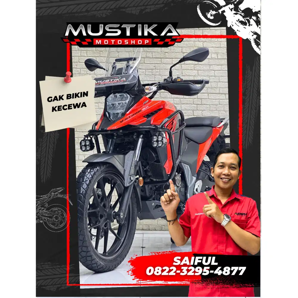 Perfect Condition!!Suzuki V Strom 2023 Warna Favorit Mulus-Mustika