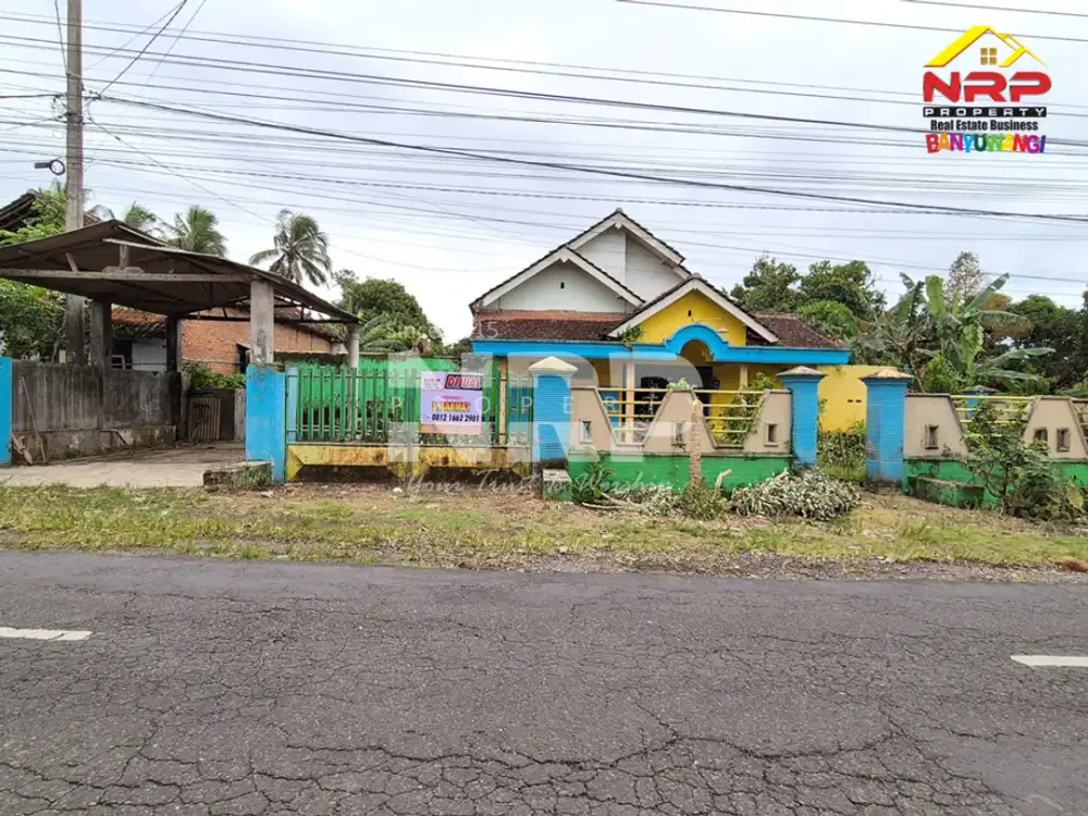 DIJUAL TANAH STRATEGIS + BONUS BANGUNAN KLASIK DI SEMPU- BANYUWANGI