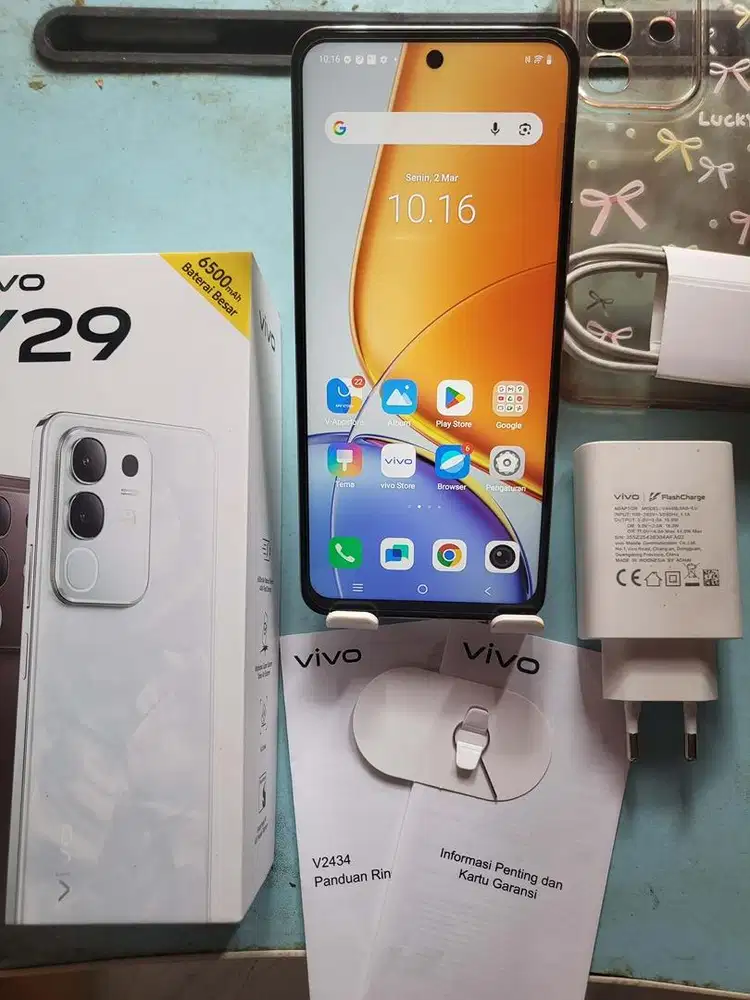 Vivo Y29 ram6/128 nfc  fulset mulus no minus garansi aktif