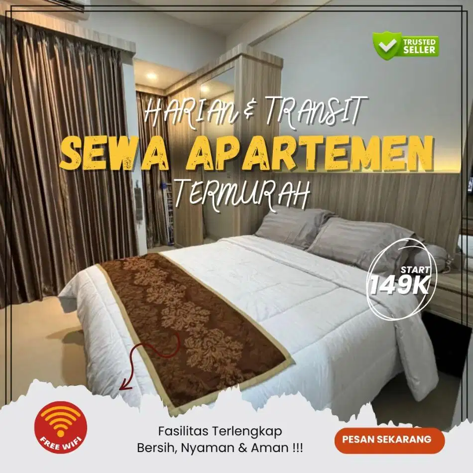 Sewa Apartemen Tangerang Springwood Residence Harian/Transit Termurah