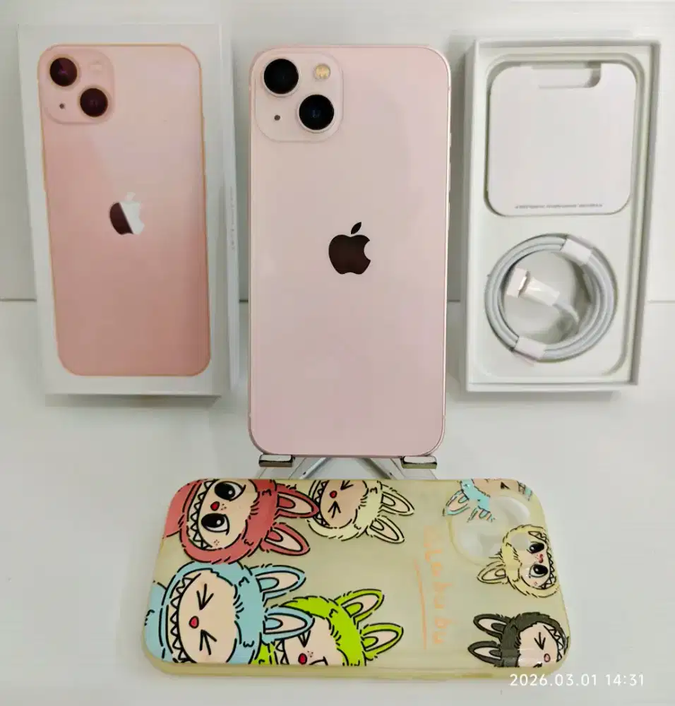 Ip 13 128 Gb Inter bukan simlock Fullset All Opp bs TT/BT yah..