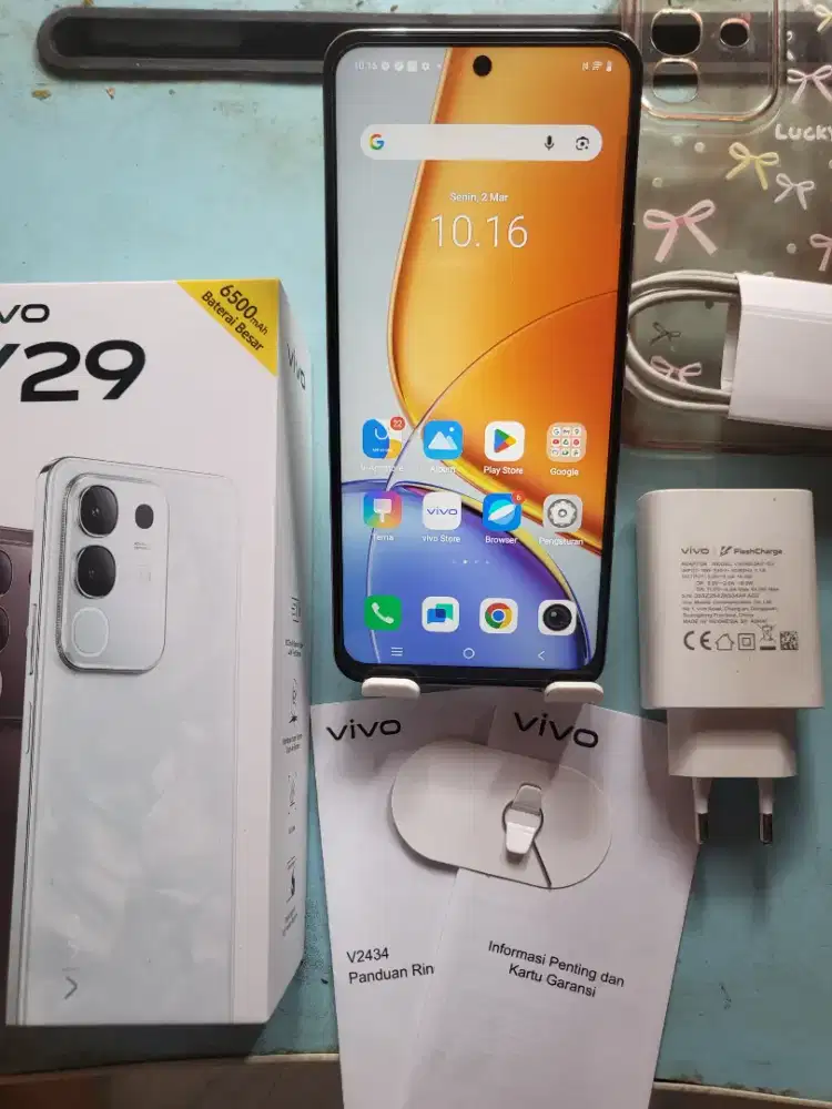 Vivo Y29 ram6/128 nfc  fulset mulus no minus garansi aktif