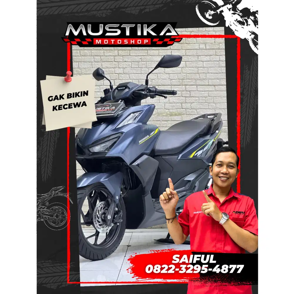 Perfect Condition!!Honda Vario 160cc CBS 2024 N Asli Mulus-Mustika