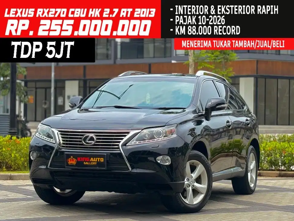 (KM RENDAH) LEXUS RX 270 2.7 AUTOMATIC 2013