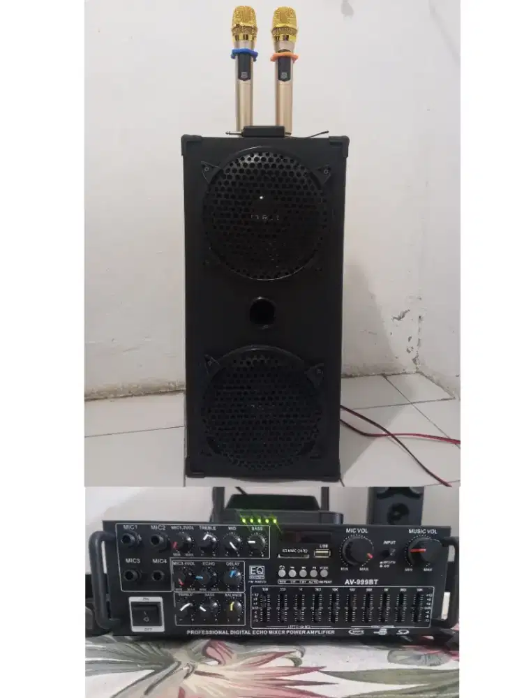 Sound system karaoke 10 in wireless