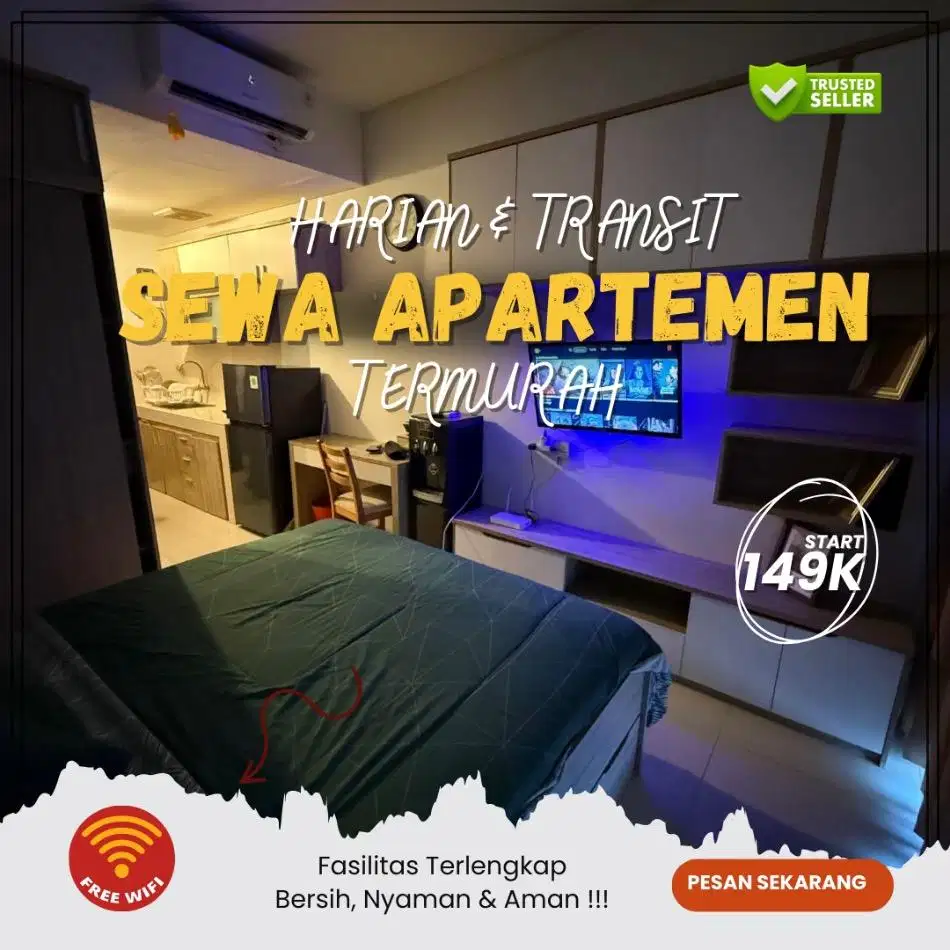 Sewa Apartemen TREEPARK CITY Cikokol Harian/Transit Termurah