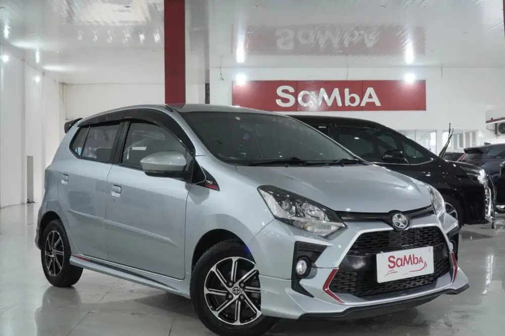 TOYOTA AGYA G TRD SPORT 1.2 MATIC 2021 KM 25RB SILVER#GARANSI 15TH