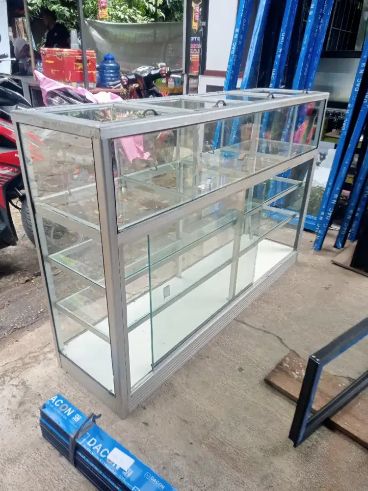 Etalase beras seken 1,5m /cod