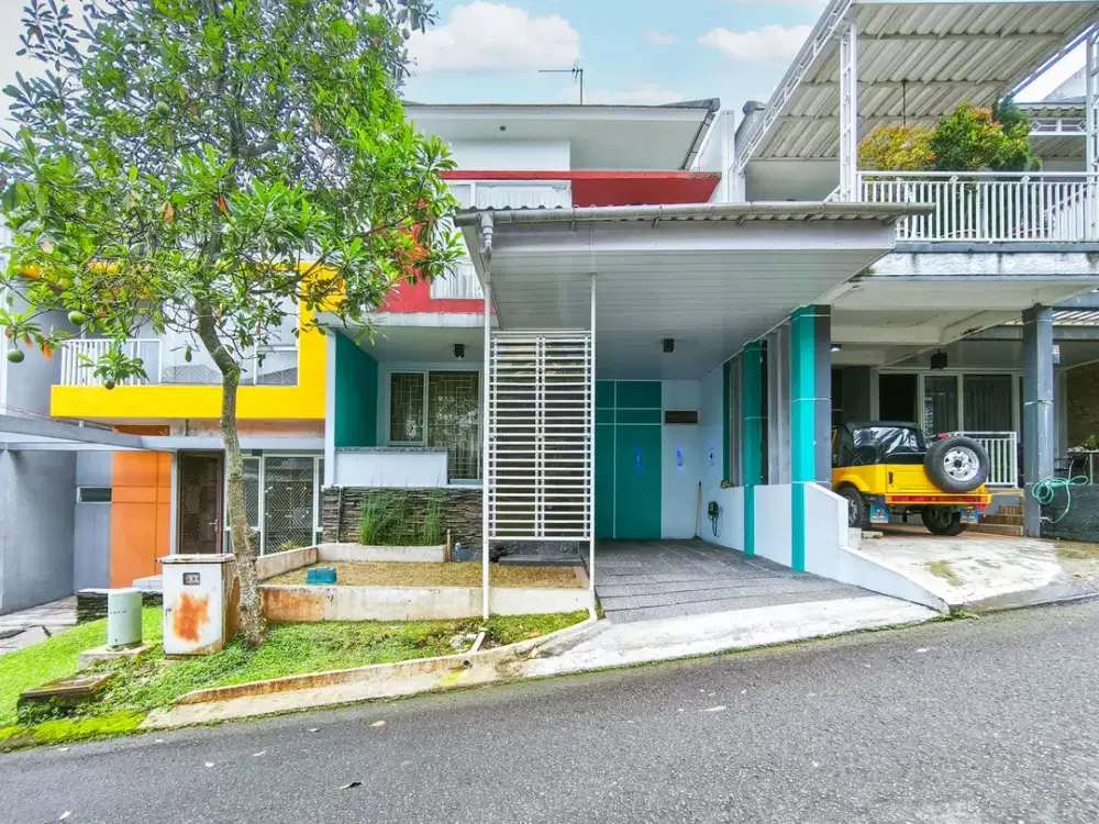 Rumah 2 Lantai 8 Mnt ke Terminal Bus Ciawi LT 119 Hadap Timur J-42514