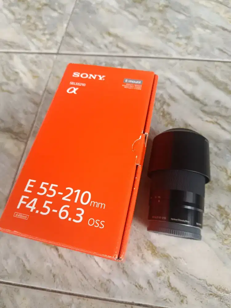 Jual Lensa sony Tele miroles E 55-210mm F4.5-63 OSS