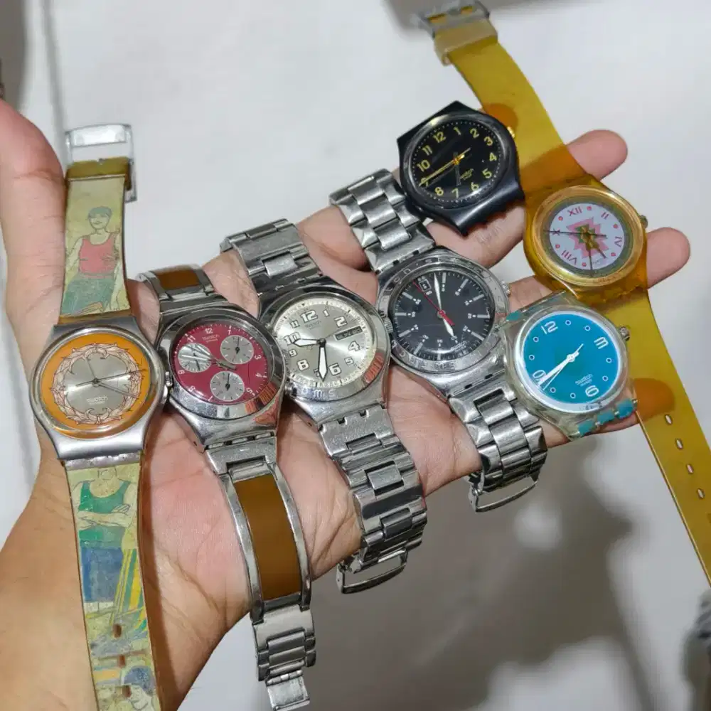 Aneka Bahan jam swatch borongan