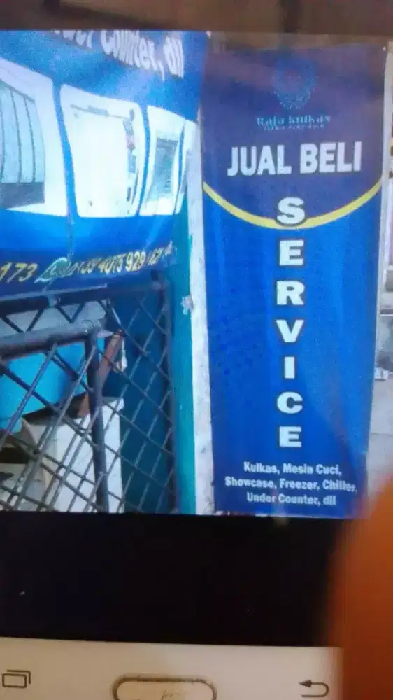 Jasa service mesin cici/ kulkas/freezer/showcase